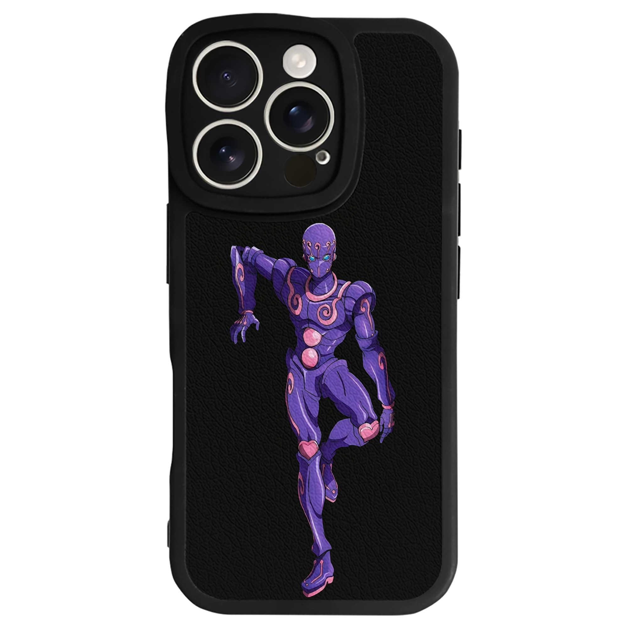 （画像用） ジョジョの奇妙な冒険 JoJo's Bizarre Adventure 【iPhone 16シリーズ対応】シリコンスマホケース（レザー調） 材質：シリコン
